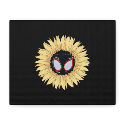 Sunflower Mask Illustration Canvas