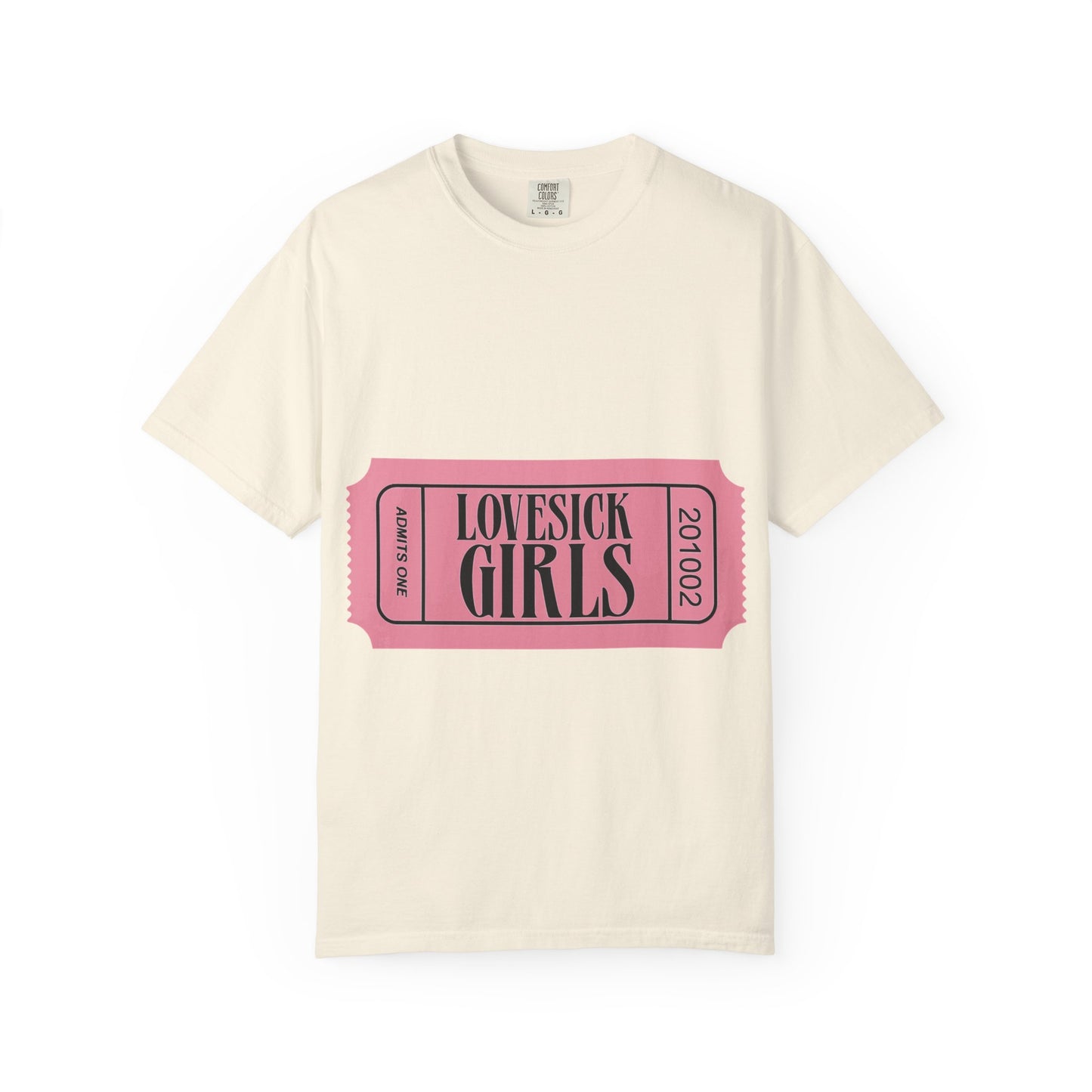 Lovesick Girls Ticket – Dyed T-shirt