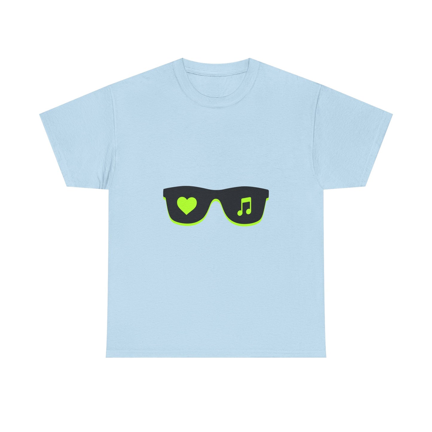 Neon Love Notes Unisex Heavy cotton tee