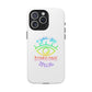 Vibrant Eye and Text Tough Magnetic Case