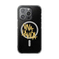 Golden Brush Script Magnetic Clear Impact case