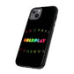 Premium Tough Case for iPhone 12 to 16 Pro Max Showcasing Coldplay’s Signage