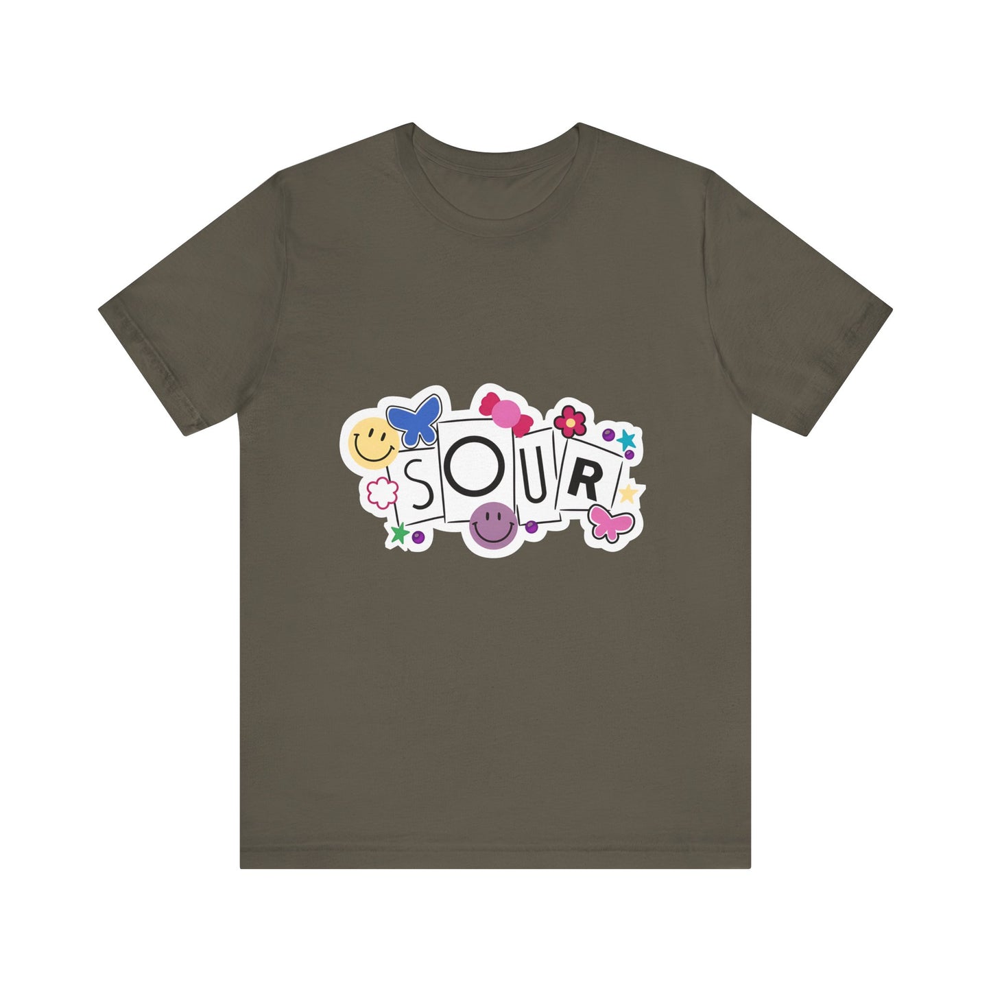 Olivia Rodrigo Unisex Jersey Short Sleeve Tee - Sour