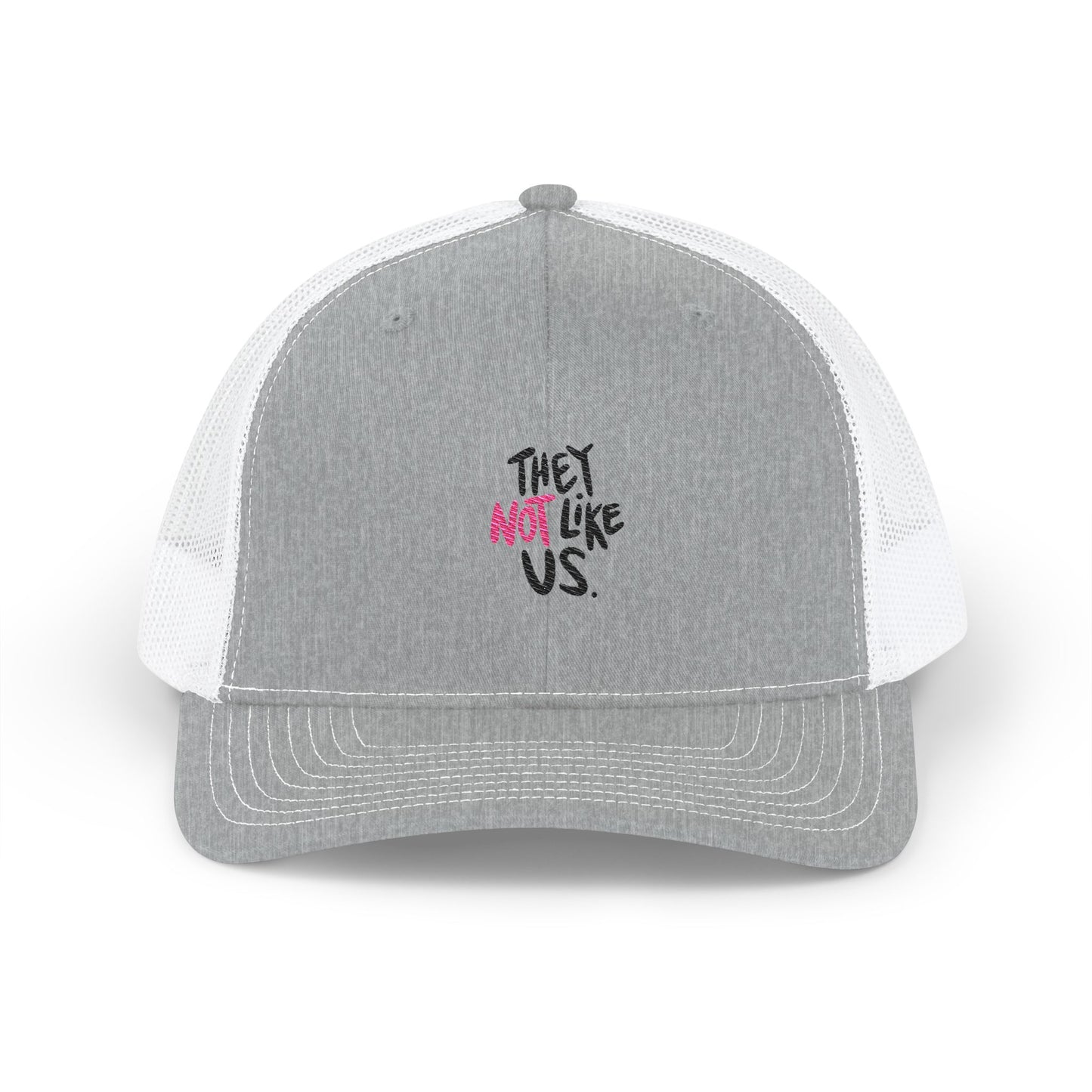 . Bold “NOT” Statement Snapback Trucker Cap