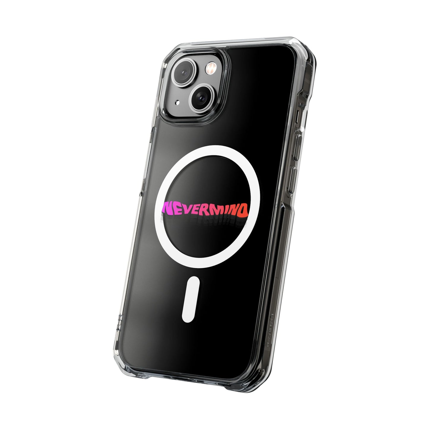 Wavy Groovy Typography Magnetic Clear Impact case