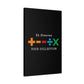 Matte Stretched Canvas, 1.25" Depth – Ed Sheeran Black Edition
