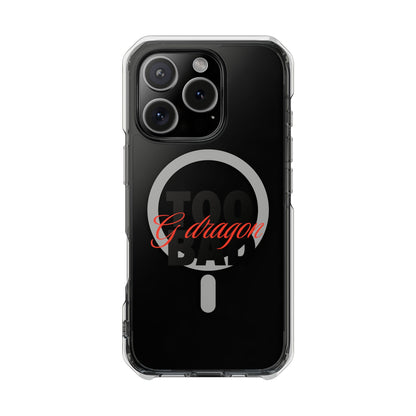 Signature Flame Script Magnetic Clear Impact Case