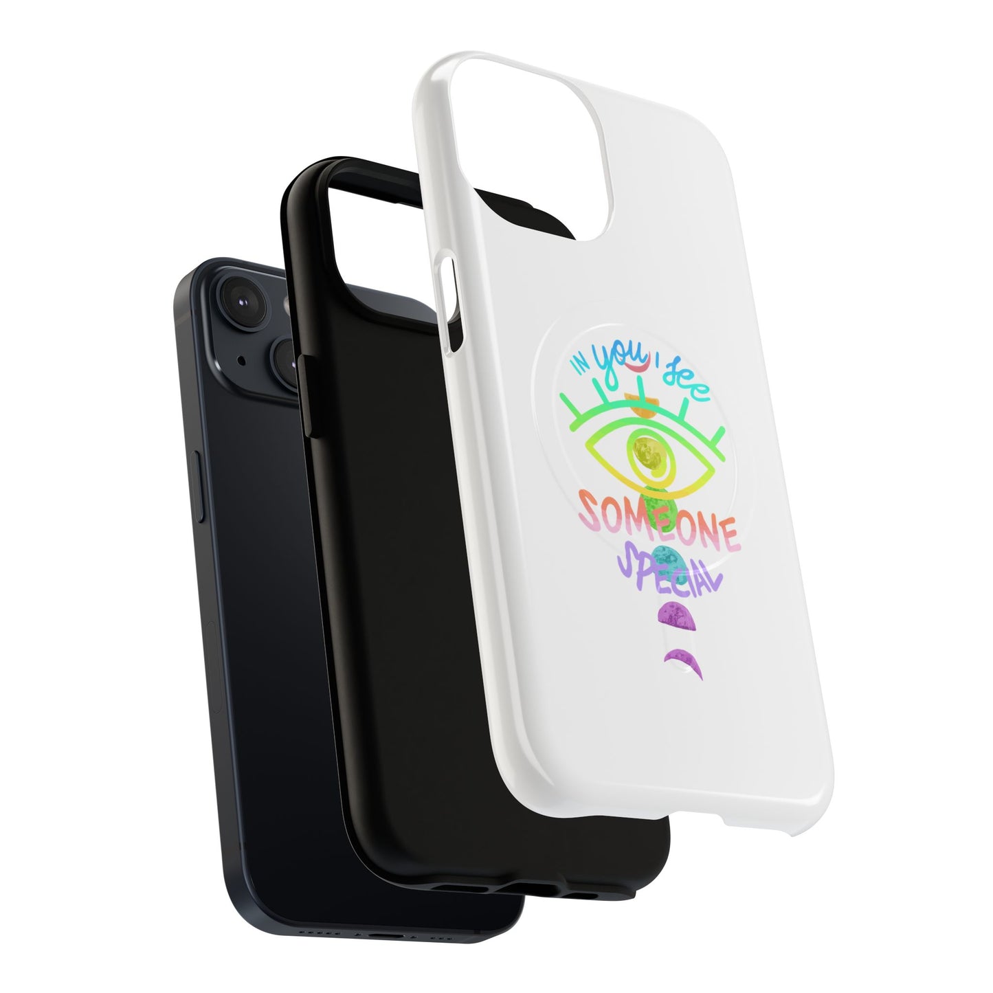 Rainbow Lunar Phases Tough Magnetic Case