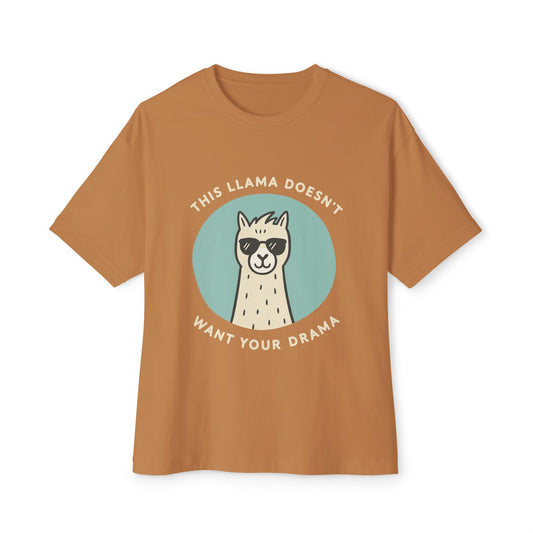 Oversized boxy Tee – Snazzy Drama Edition
