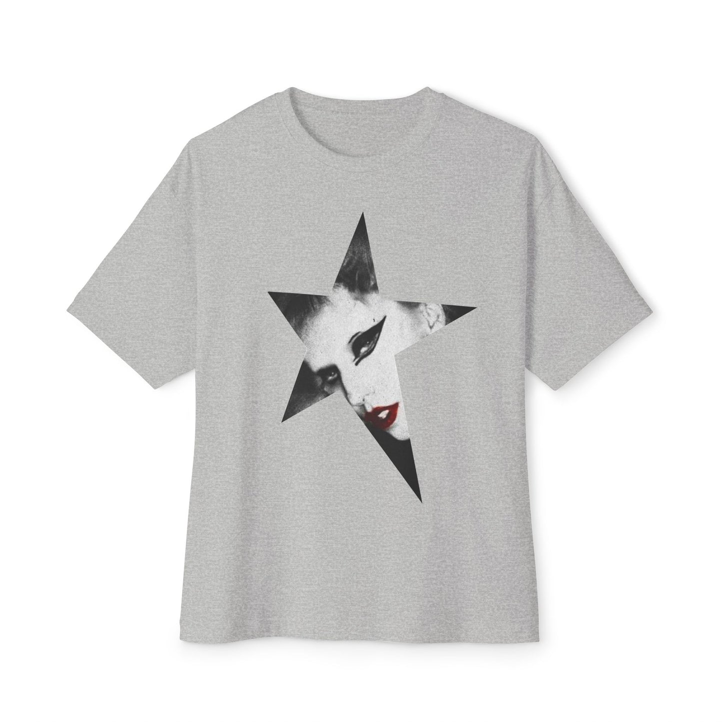 Born This Way Star Face-Unisex Oversized Tee
