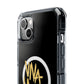 Golden Brush Script Magnetic Clear Impact case