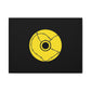 Minimalist Black Disc Outline Canvas