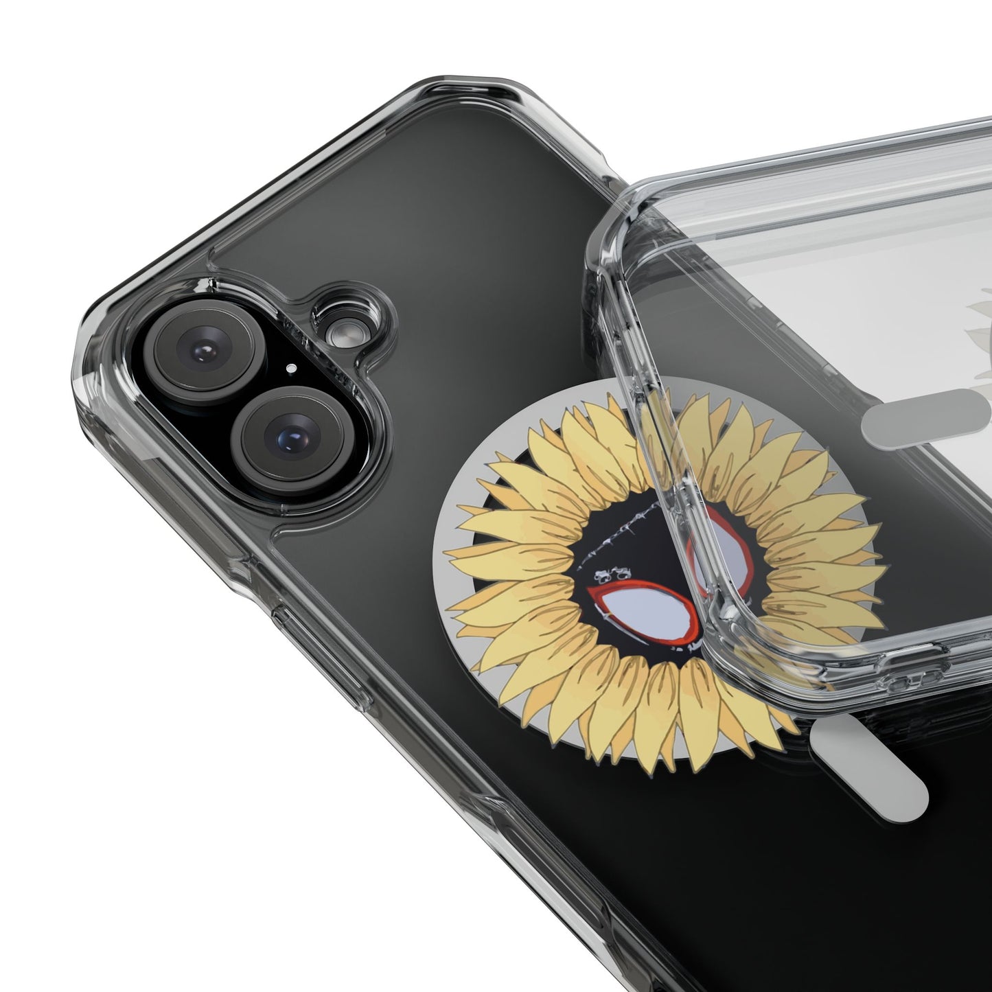Sunflower Mask Illustration Magnetic Impact Case