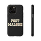 Tough iPhone Case (12–16 Pro Max) – Post Malone Bold Design