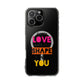Orange Divide Symbol Magnetic Clear Impact Case