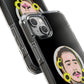 Cartoon Face with Sunflowers Magnetic Impact Case