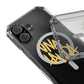 Golden Brush Script Magnetic Clear Impact case