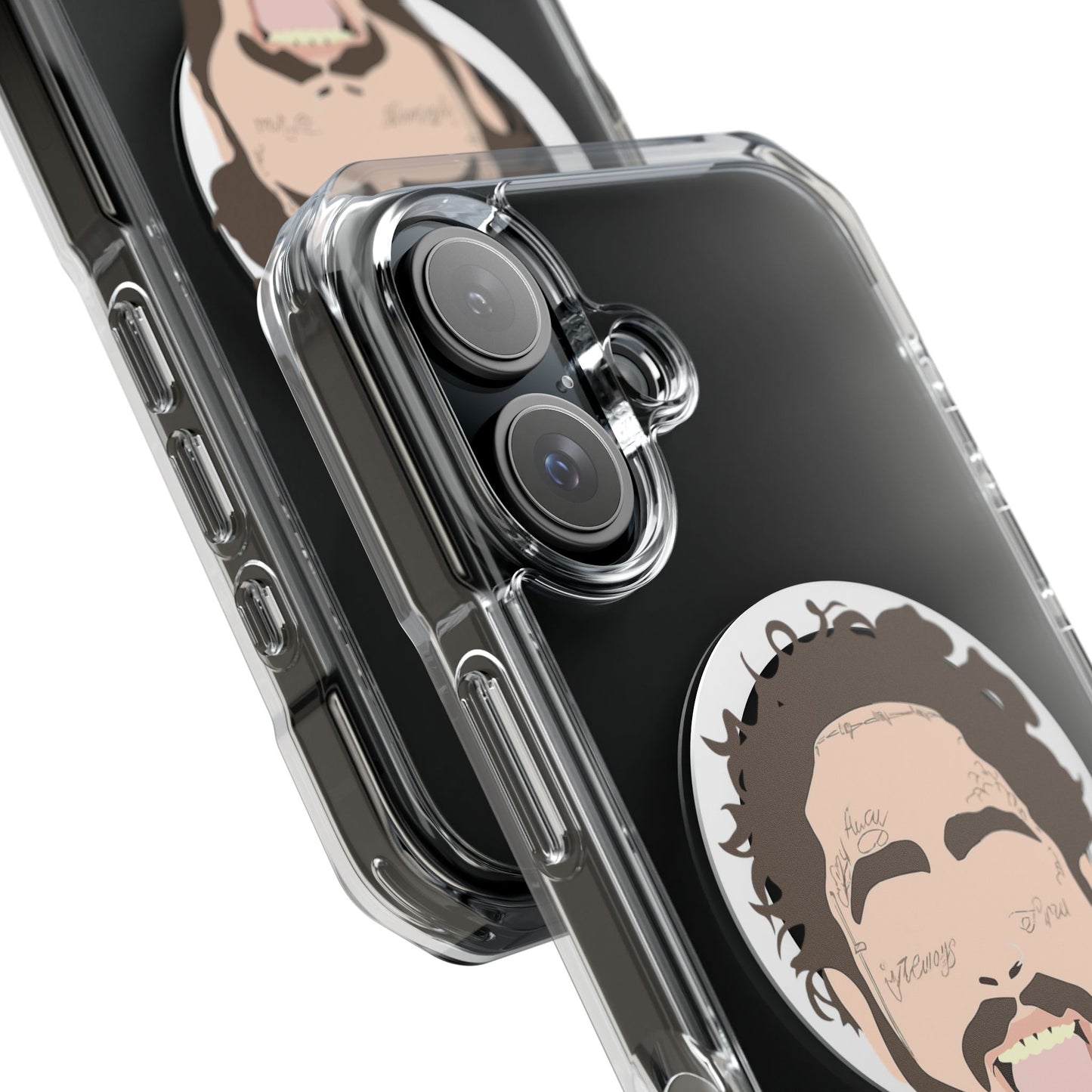 Minimalist Tongue Out Cartoon Face Magnetic Impact Case