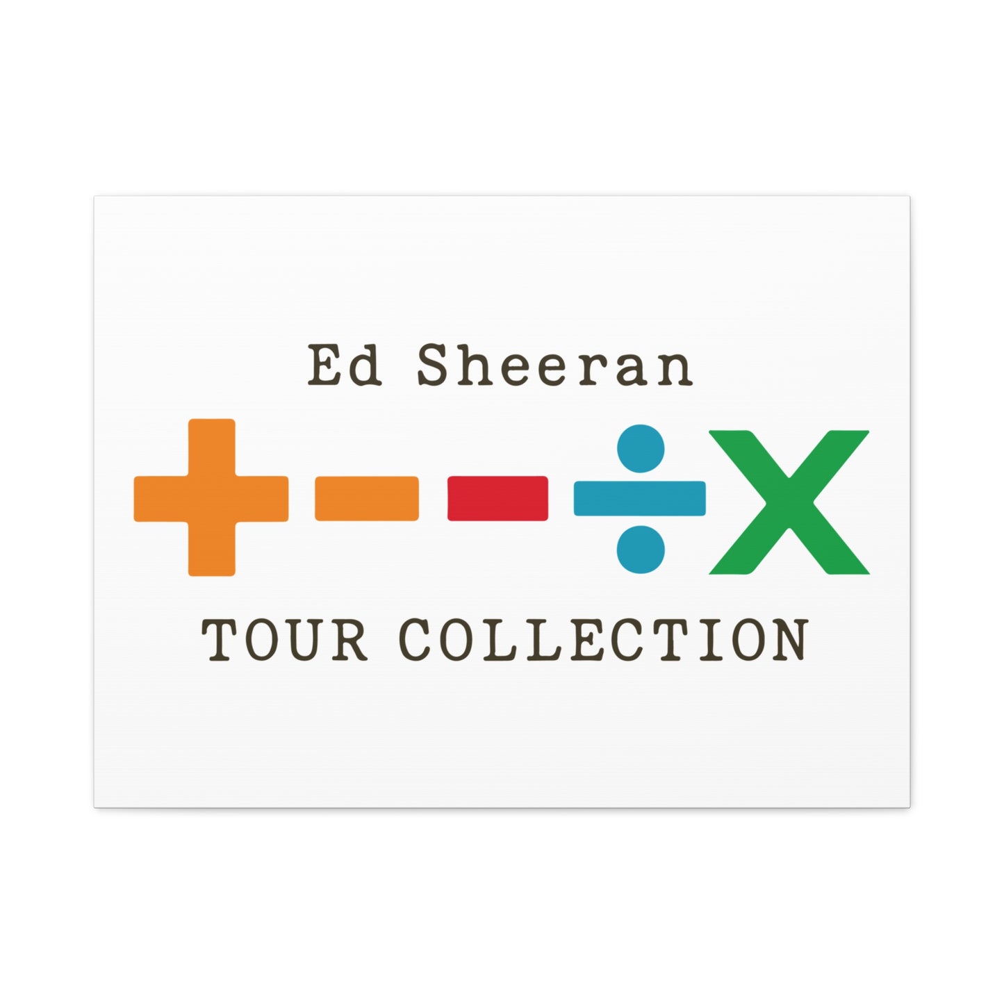 Matte Stretched Canvas, 1.25" Depth – Ed Sheeran Edition