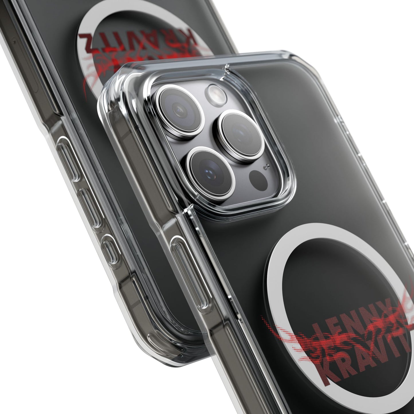 Fire Aura Grid Magnetic clear Impact case