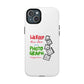 White Paw Print Tough Magnetic case
