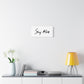 Shadow Pulse Matte Canvas