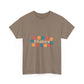 Retro Floral Groove Unisex Heavy cotton tee