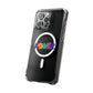 Retro Flower Power Color Pop Magnetic Clear Impact Case