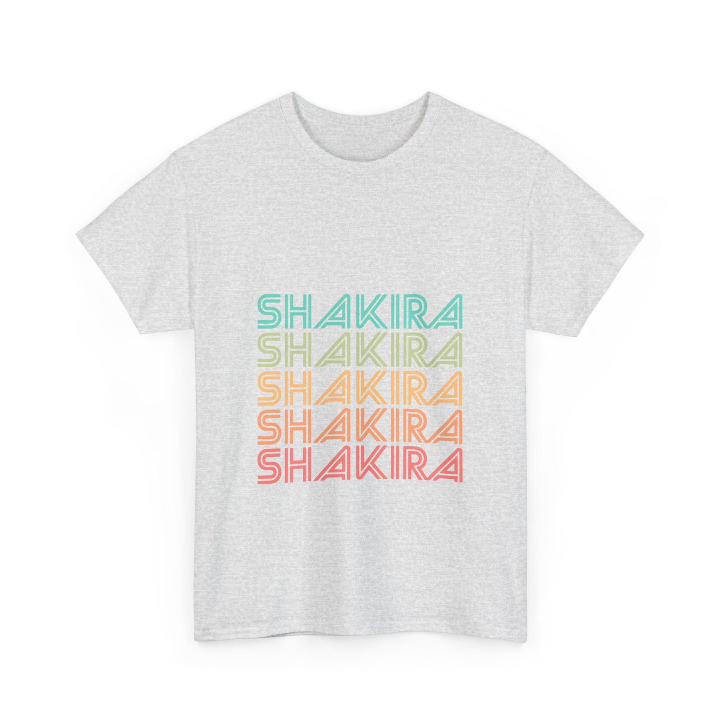 Retro Pop Lines Unisex Heavy cotton tee