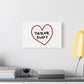 Heartbeats & Midnights Matte Canvas