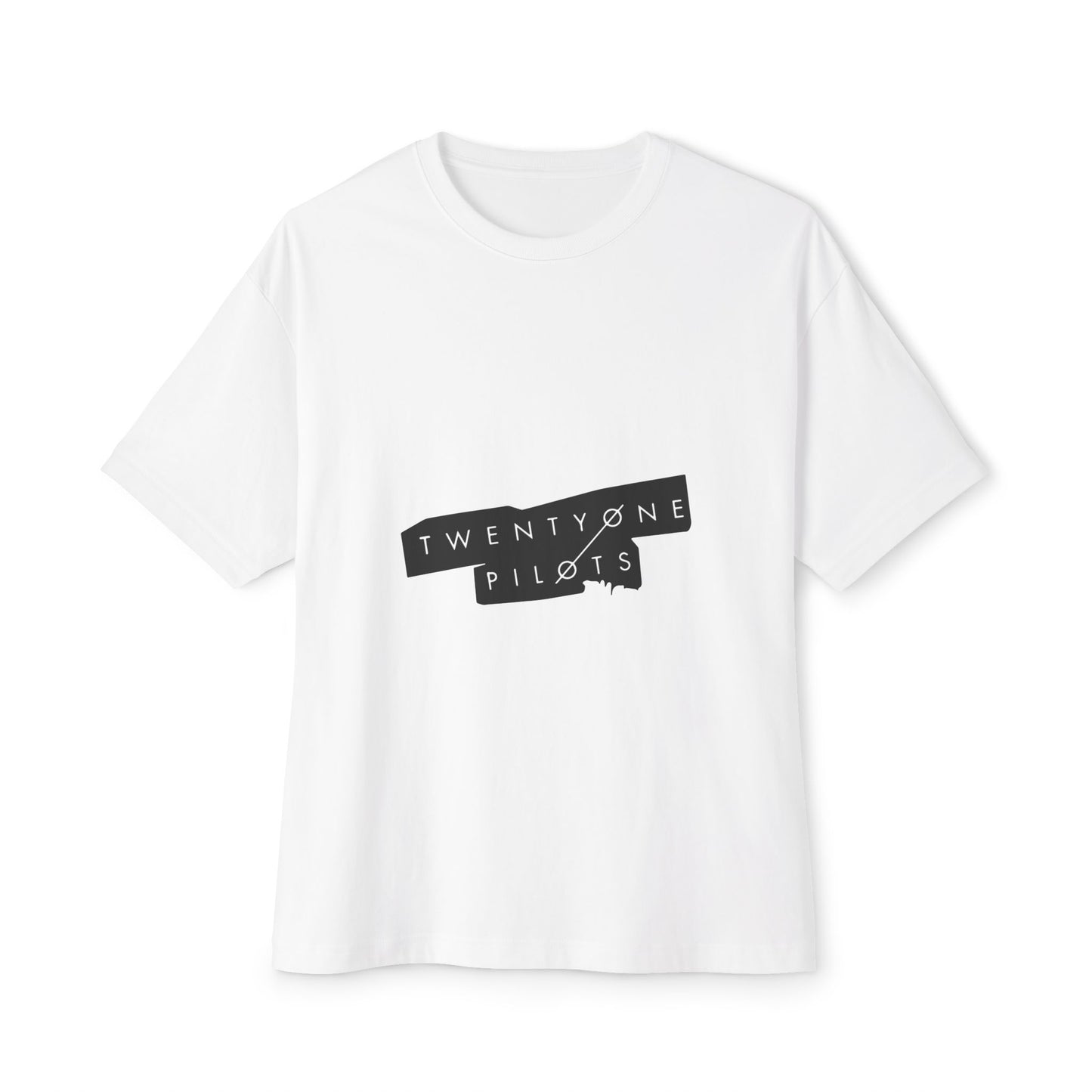 Tilted Echo Unisex Oversized Boxy Tee