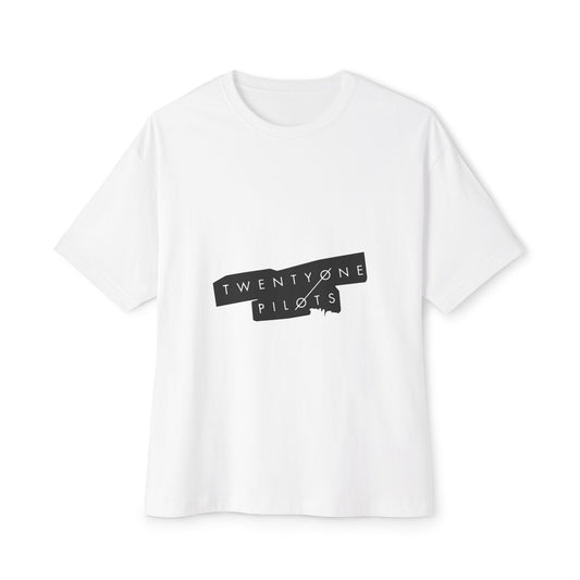 Tilted Echo Unisex Oversized Boxy Tee
