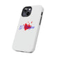 Heart on Fire Bold Script Tough Magnetic Case