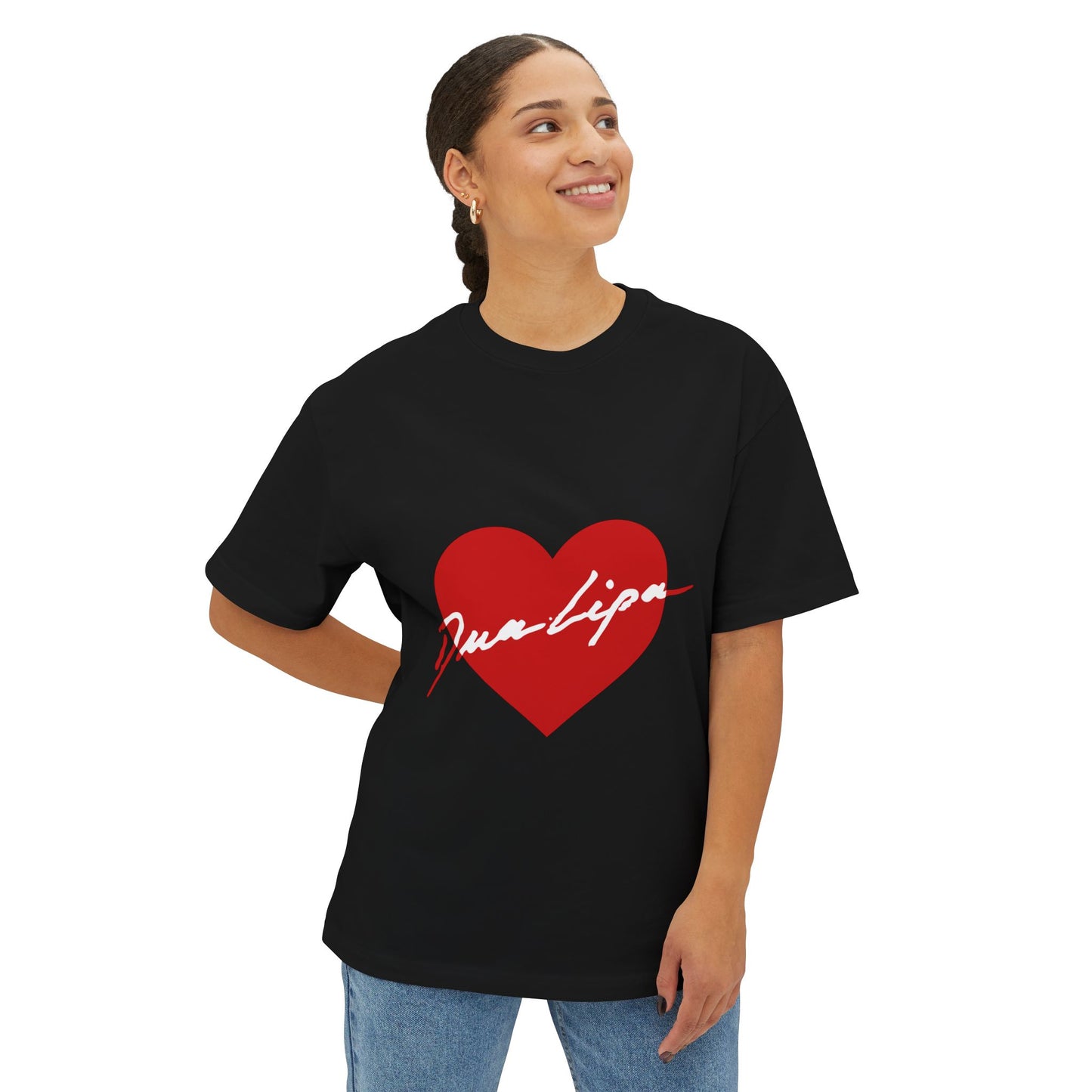 Heartbeat Love Unisex Oversized Boxy Tee