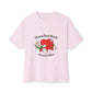 Abstract Guitar Sketch Oversized Boxy Tee