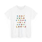 Minimalist Paw Print Unisex Heavy Cotton Tee