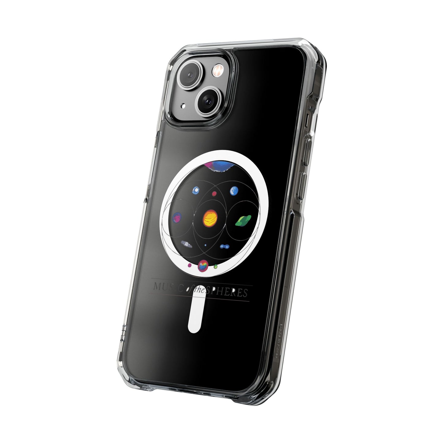 Colorful Planetary Orbit Diagram Magnetic Clear Impact case