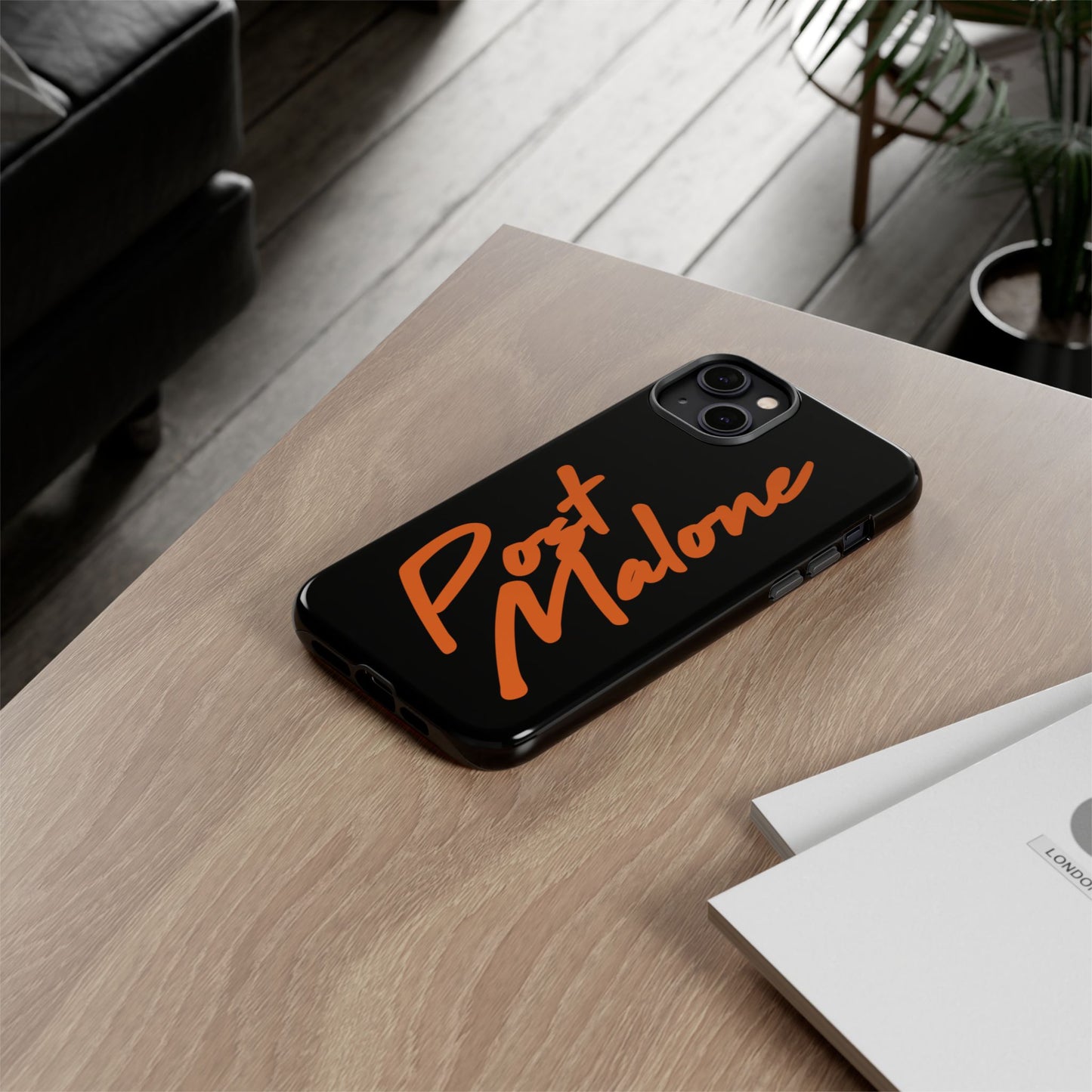 Tough iPhone Case (12–16 Pro Max) – Post Malone Name Design