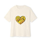 Loud Love Retro Heart Unisex Oversized Boxy Tee