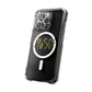Abstract Black Barbed Wire Magnetic Impact Case