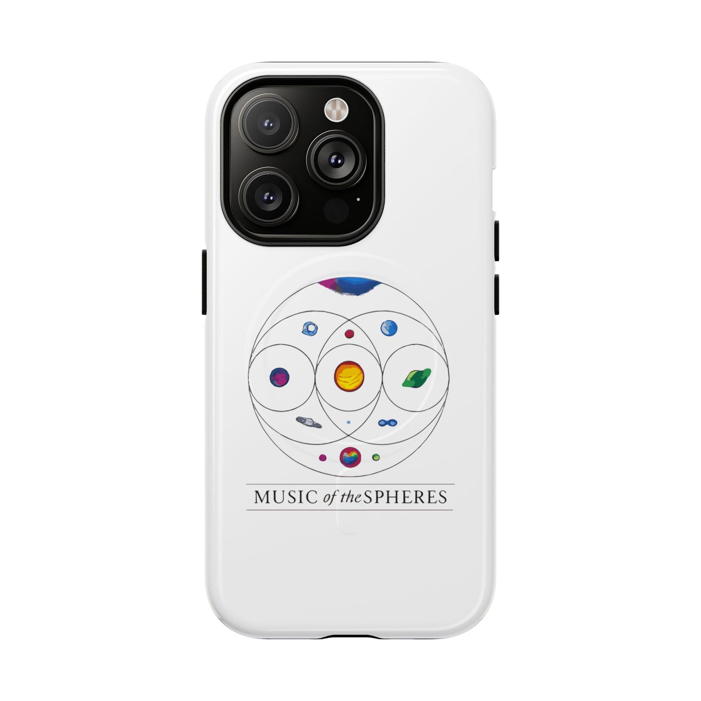 Colorful Planetary Orbit Diagram Tough Magnetic Case