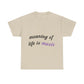 Feel the Music Vibe Unisex Heavy cotton tee