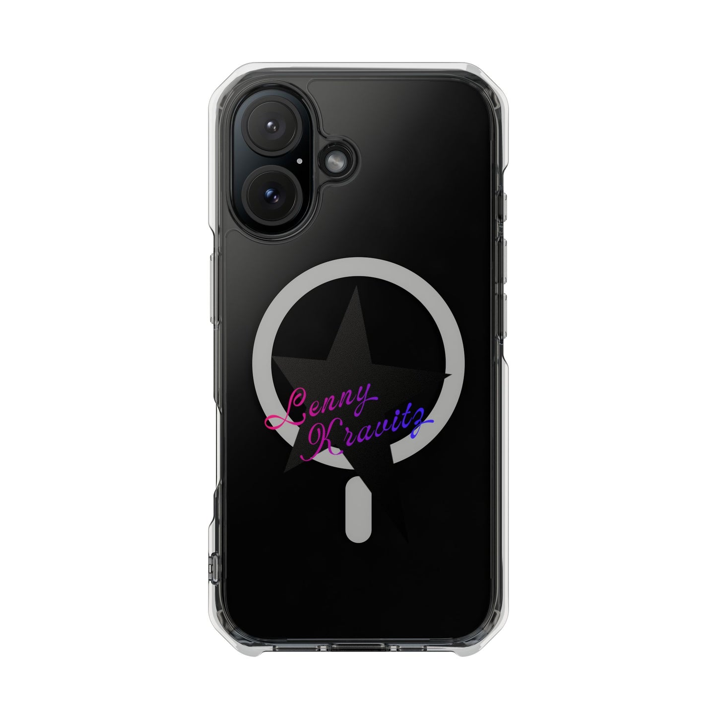 Retro Groove Script Magnetic clear Impact case