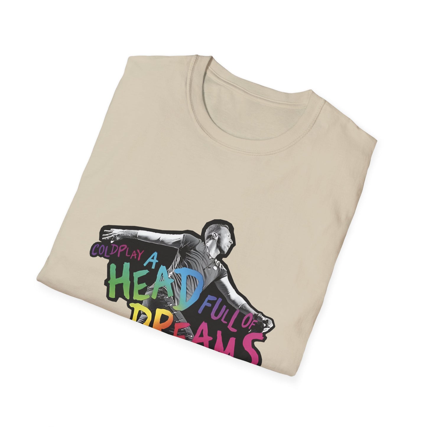 Unisex Softstyle T-Shirt Inspired by Coldplay A Head Full of Dreams Chris