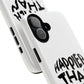 Happier Heart Lettering Tough Magnetic Case
