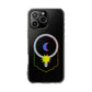 Gradient Moon and Star Emblem Magnetic Clear Impact case
