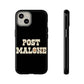 Tough iPhone Case (12–16 Pro Max) – Post Malone Bold Design