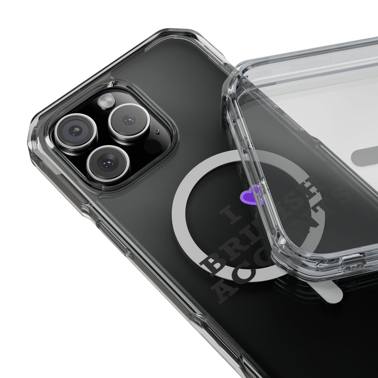 I Love British Accents Magnetic Clear Impact Case