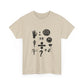 Ocean Wave with Heart Outline Unisex Heavy Cotton Tee