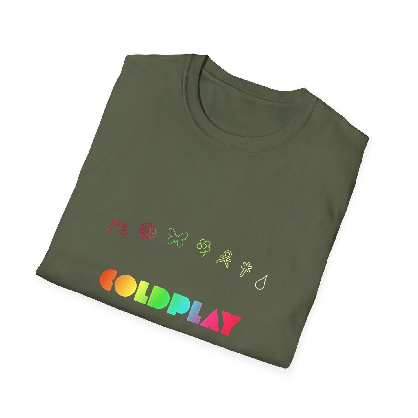 Unisex Softstyle T-Shirt Inspired by Coldplay’s Signage